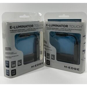 MEdge E-Luminator Touch E-Reader Booklight for Amazon Kindle Kobo Lot Of 2 New